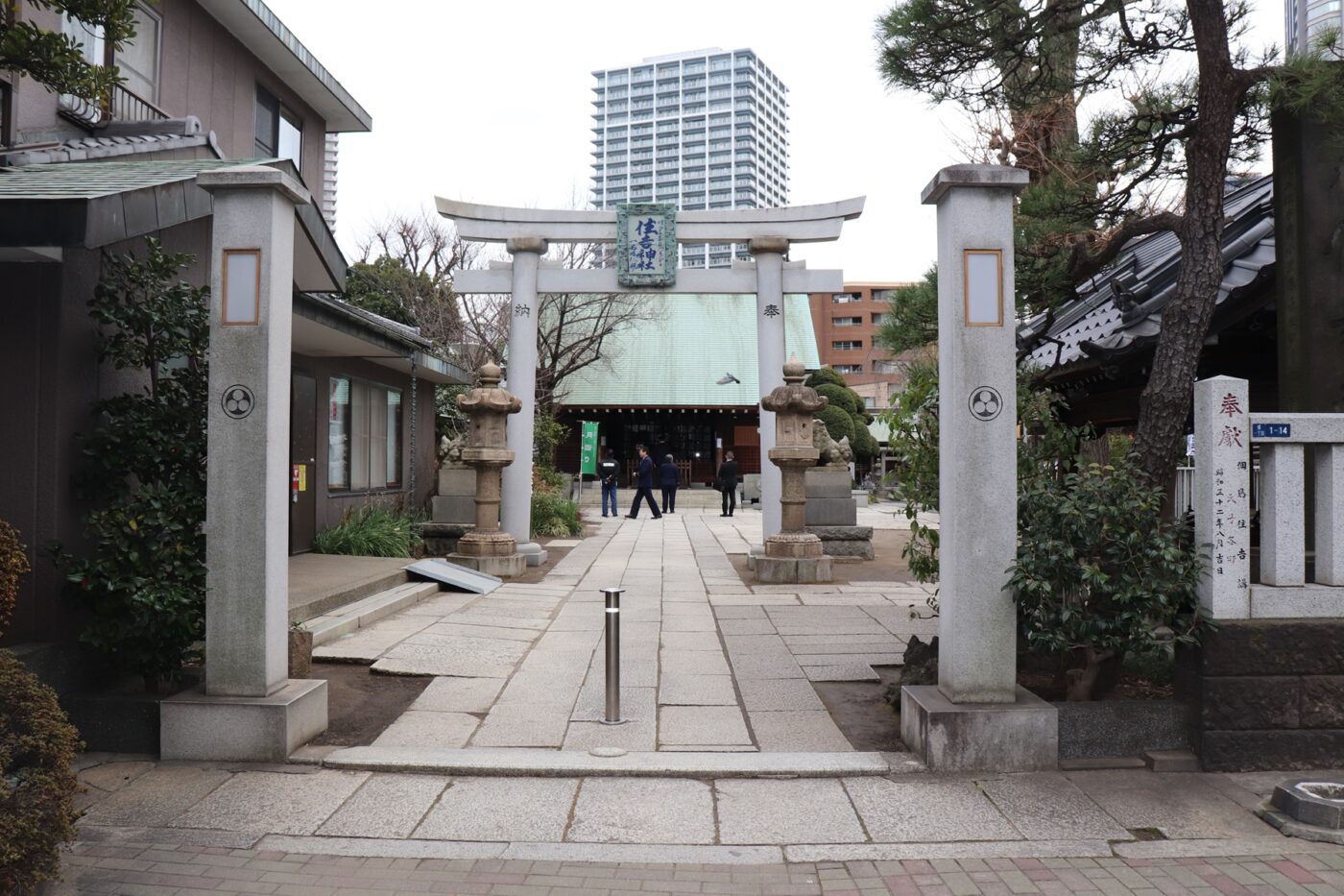 佃島 住吉神社の写真